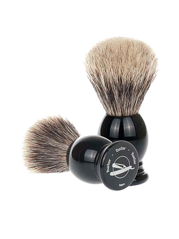 1Barber - Best Badger Shaving Brush - Black - 21mm