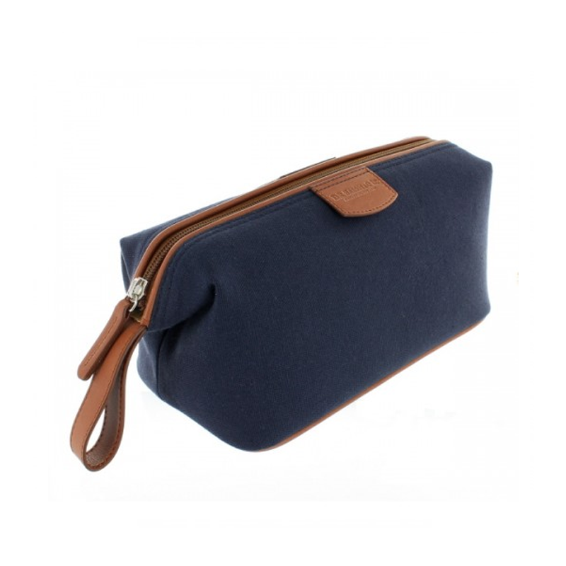 Toiletry bag Canvas and leather - Blue