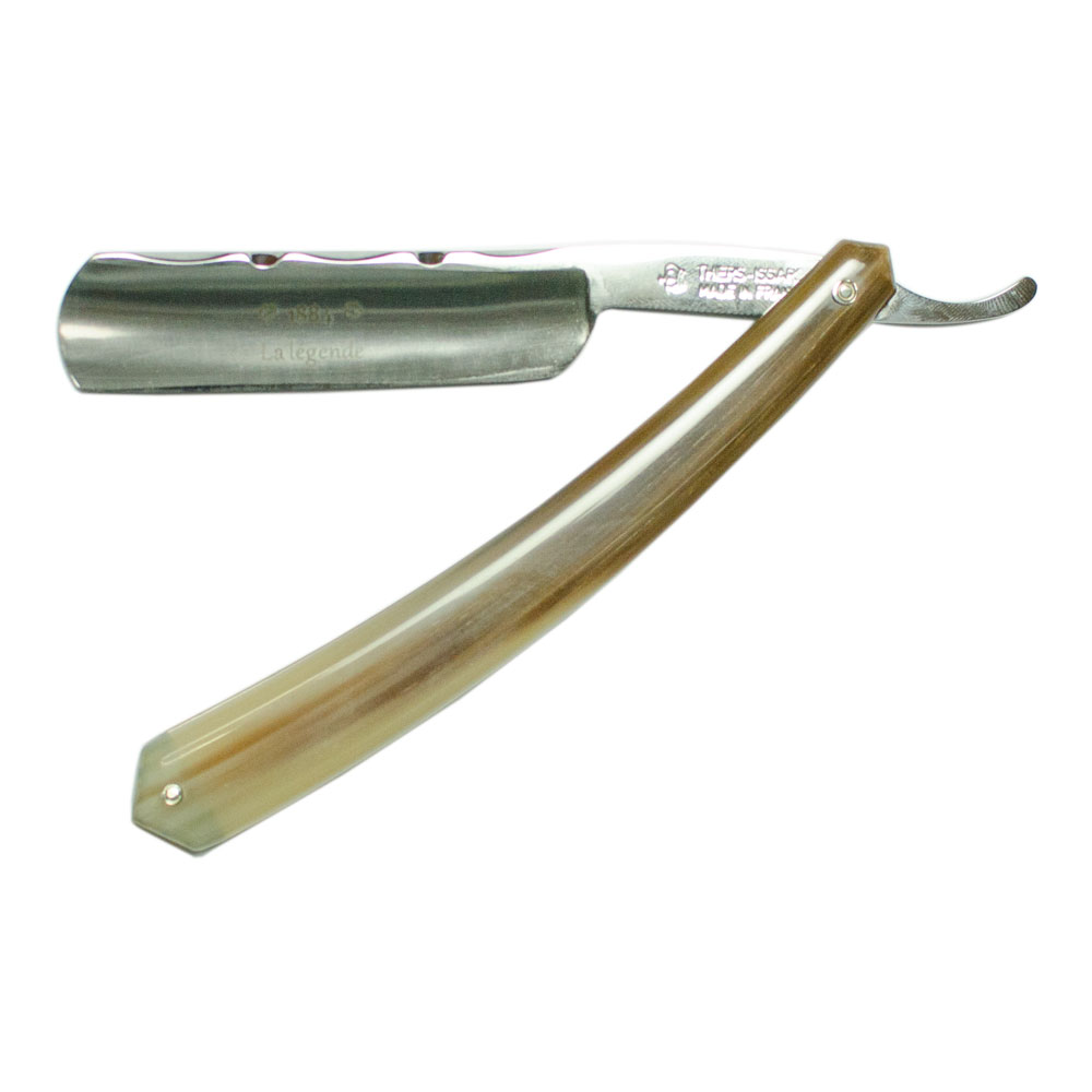 Thiers-Issard - Rasoir droit 6/8 - Nez Rond - Corne Blonde