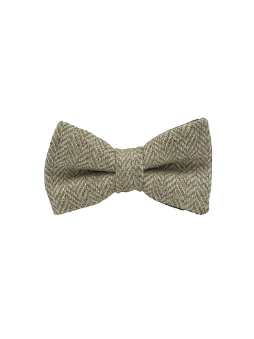 Jaggs - Bow tie Tweed "Dundee" - Chevron beige
