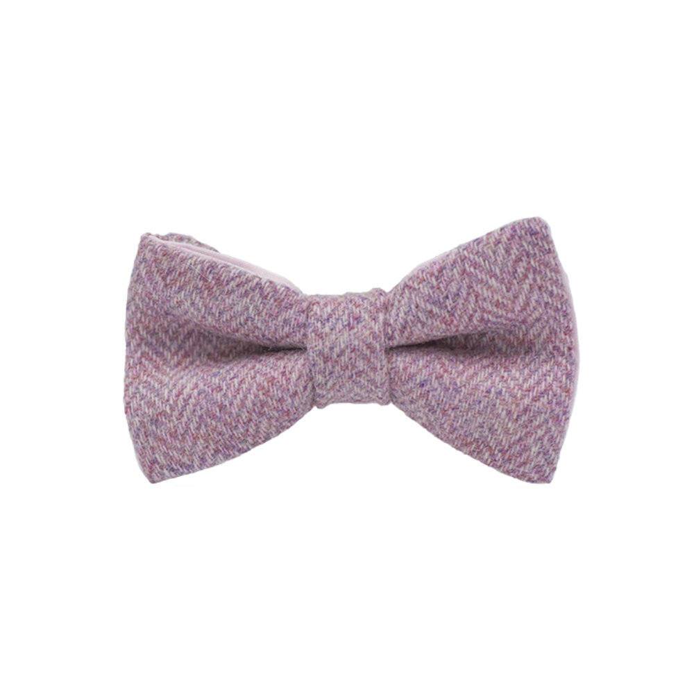 Jaggs - Bow tie Tweed "Dundee" - Chevron rose