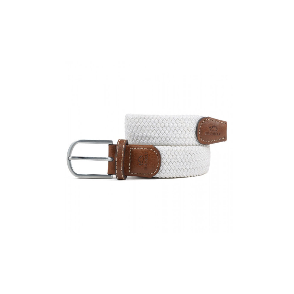 Billybelt - Elastic Braided Belt - Coconut White - Size 2
