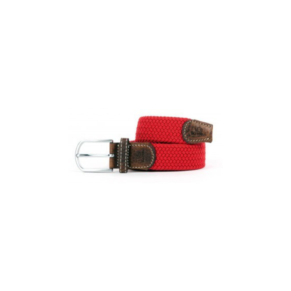 Billybelt - Elastic braided belt - Pomegranate Red - Size 0
