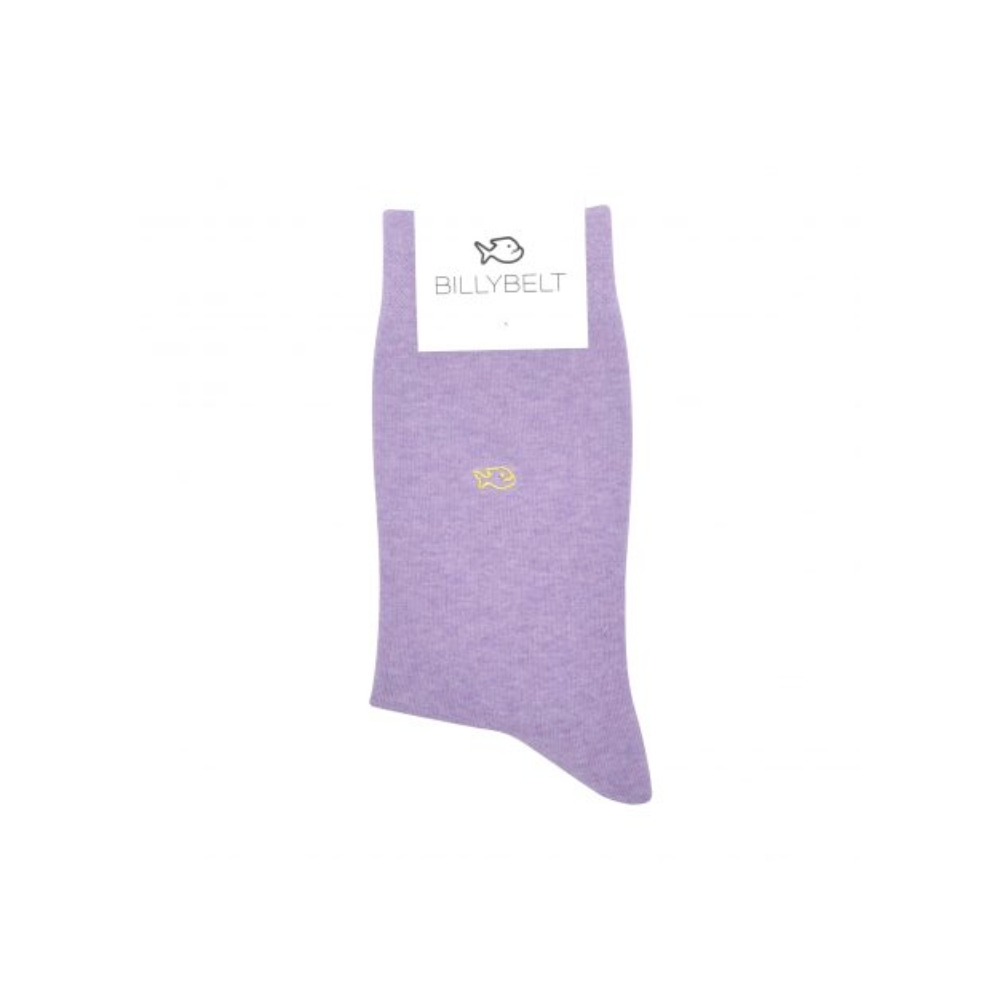 BillyBelt - Plain Cotton Socks - Parme