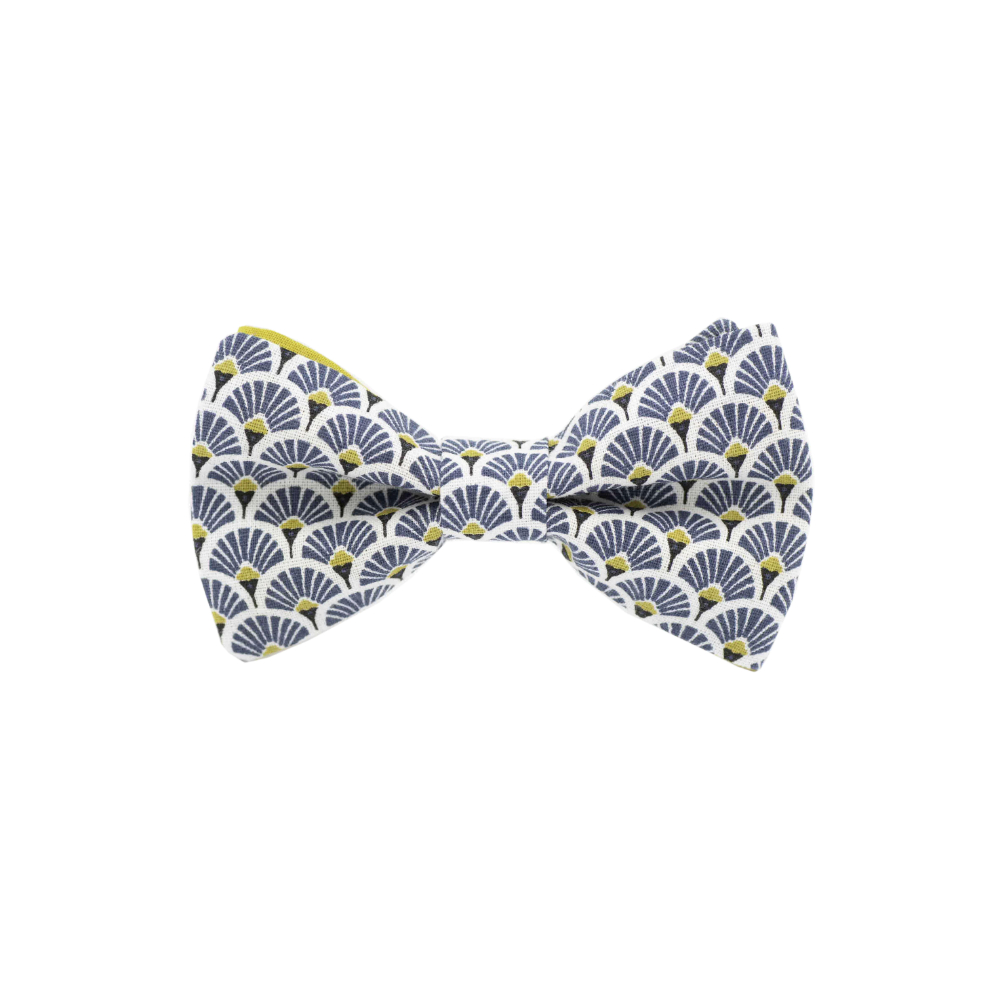 Jaggs - Bow tie "Grands Éventails" - Blue