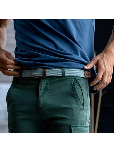 Billybelt - Ceinture tressée élastique - Arctique - Taille 2