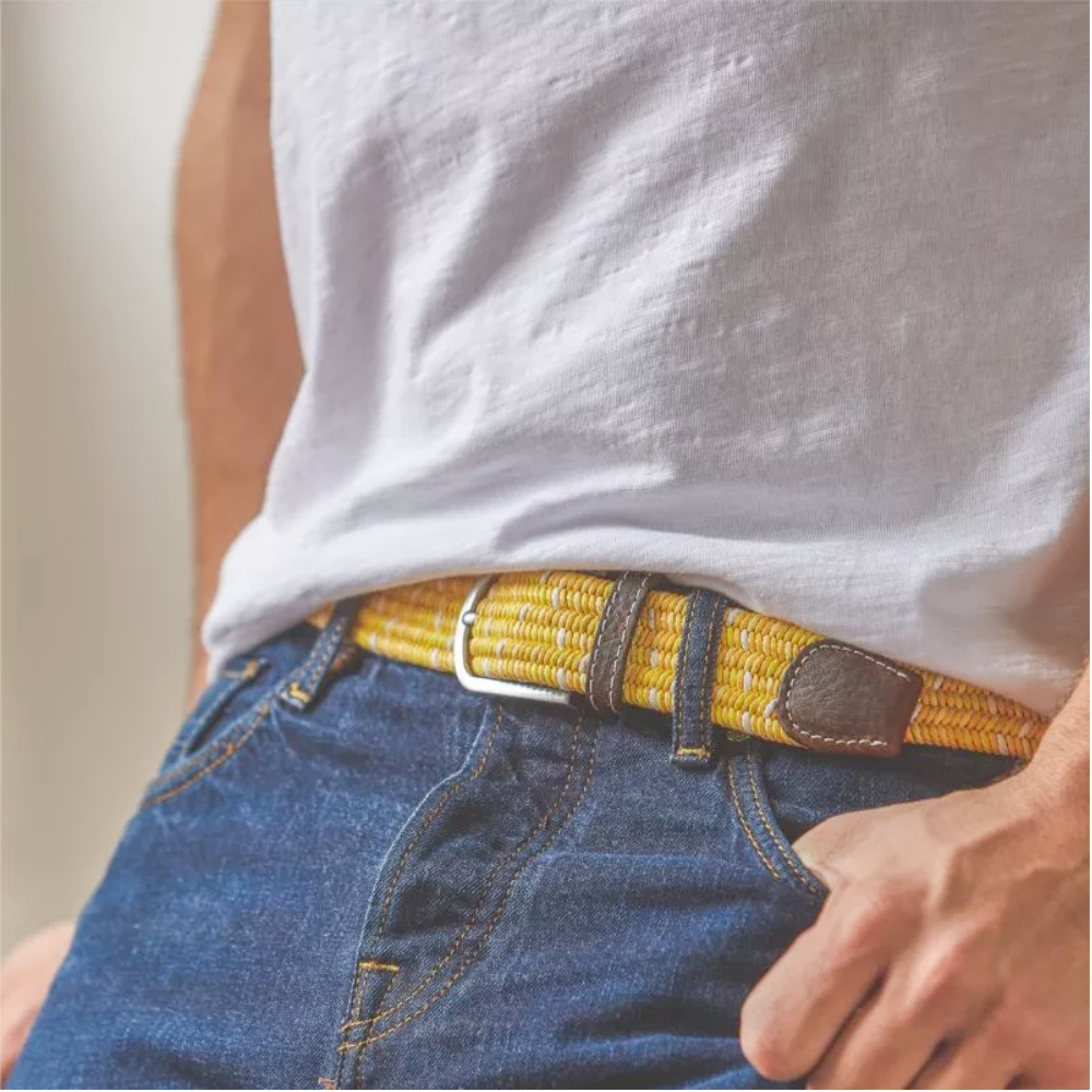 Billybelt - Cotton waxed elastic belt - Marmara - Size 2