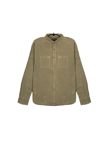 BillyBelt - Kaki denim shirt - 7,5 oz - Large