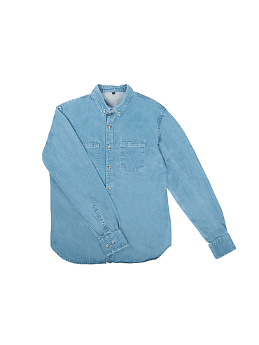 BillyBelt - Washed denim shirt - 7,5 oz - Small