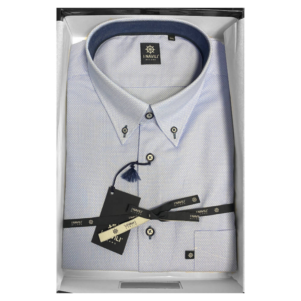 Navili - Light Blue Lampedusa Shirt - L