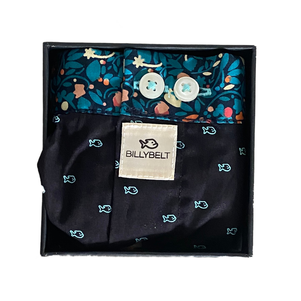 BillyBelt - Caleçon en coton bio - Billy Black - Taille XL