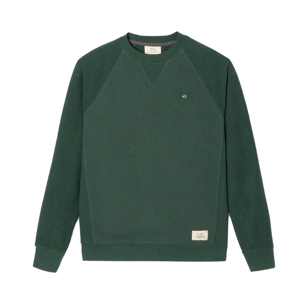 BillyBelt - Sweatshirt en coton biologique 400 gr - Vert Chiné - M
