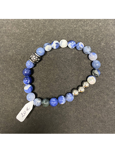 Willems - Fancy bracelet - Stone and steel