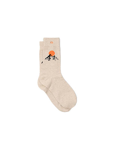 BillyBelt - Combed cotton patterned socks - Mont blanc