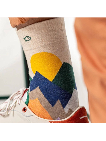 BillyBelt - Combed cotton patterned socks - Palccoyo