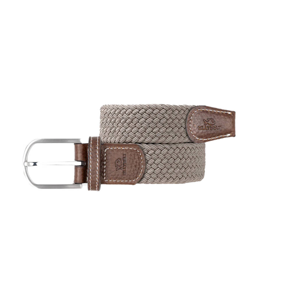 Billybelt - Elastic Braided Belt - Beige Taupe - Size 0