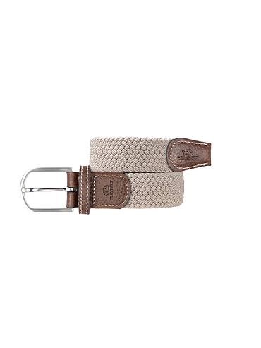Billybelt - Ceinture tressée élastique - Beige Sable - Taille 0