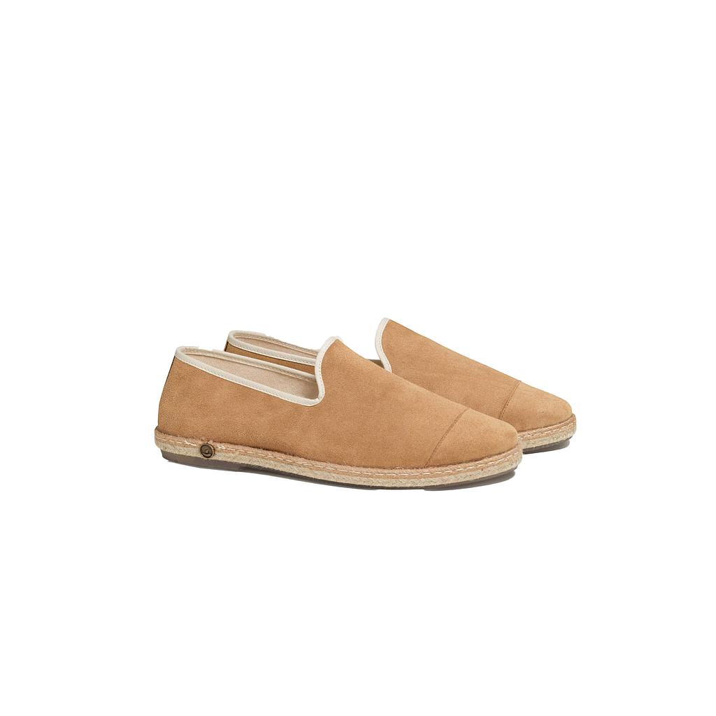 Angarde - Camel leather espadrille - 45