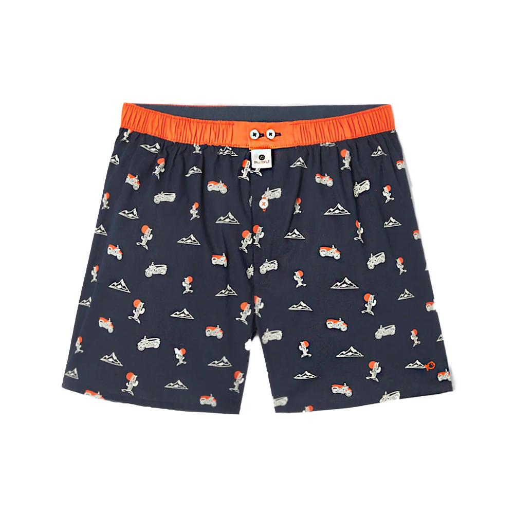 BillyBelt - Organic cotton boxer shorts - Roadtrip - Size S