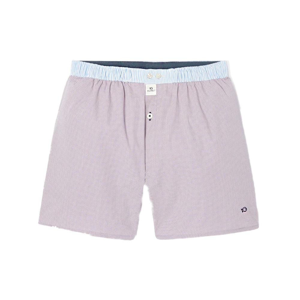 BillyBelt - Organic cotton boxer shorts - Purple Square - Size 2XL