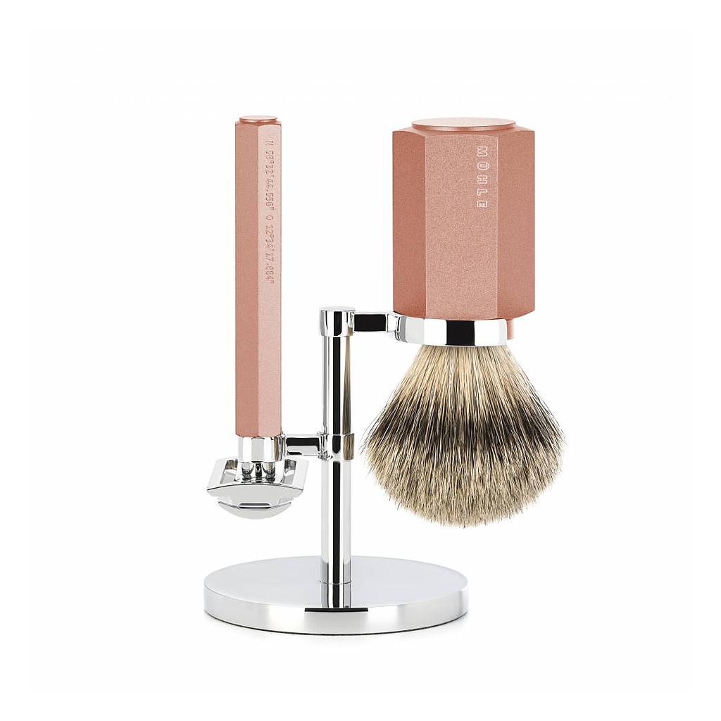 Muehle - Hexagon - Kit de rasage - Sunrise - Silvertip