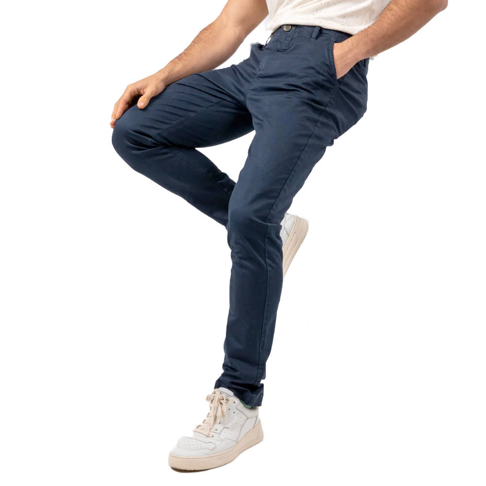 BillyBelt - Navy Blue Chino Pants - 42