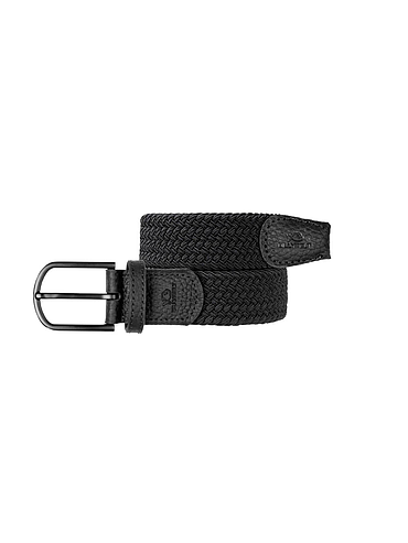 Billybelt - Ceinture tressée élastique - All black - Taille 2