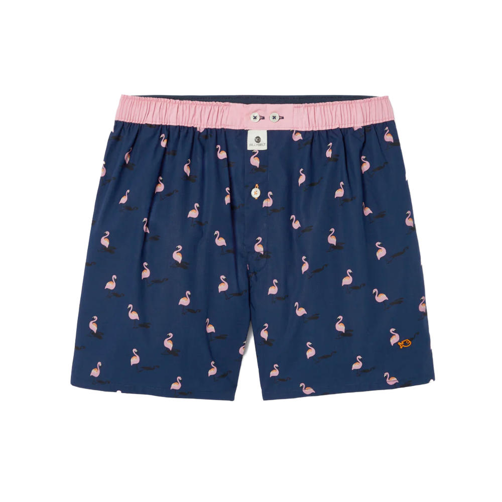 BillyBelt - Organic cotton boxer shorts - Flamingo - Size M