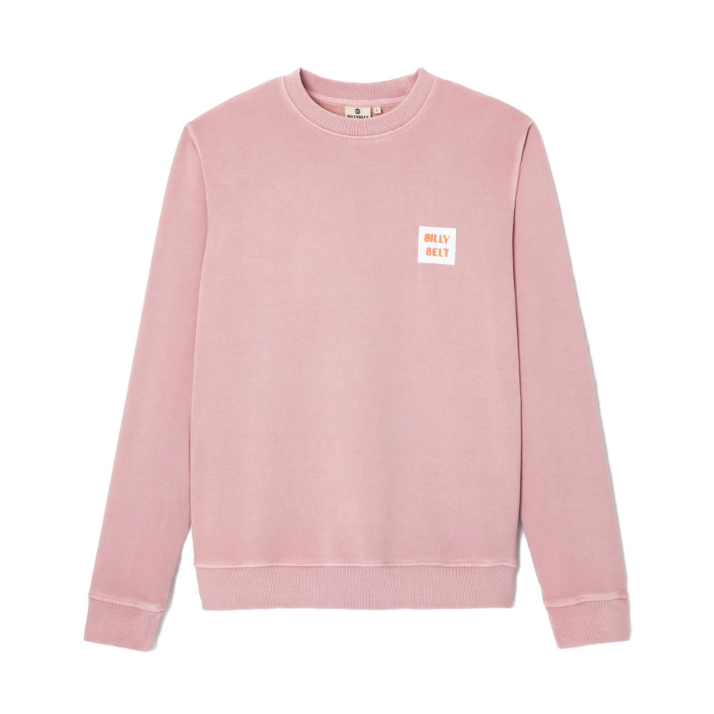 BillyBelt - Organic cotton sweatshirt 400 gr - Rose - S