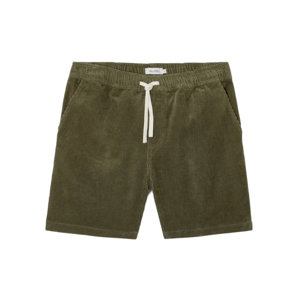 BillyBelt - Short en velours Beach horizon - Kaki - Taille XL