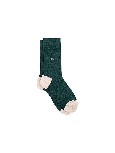 BillyBelt - Chaussettes unies - Vert foncé chiné