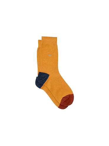BillyBelt - Chaussettes unies - Jaune moutarde