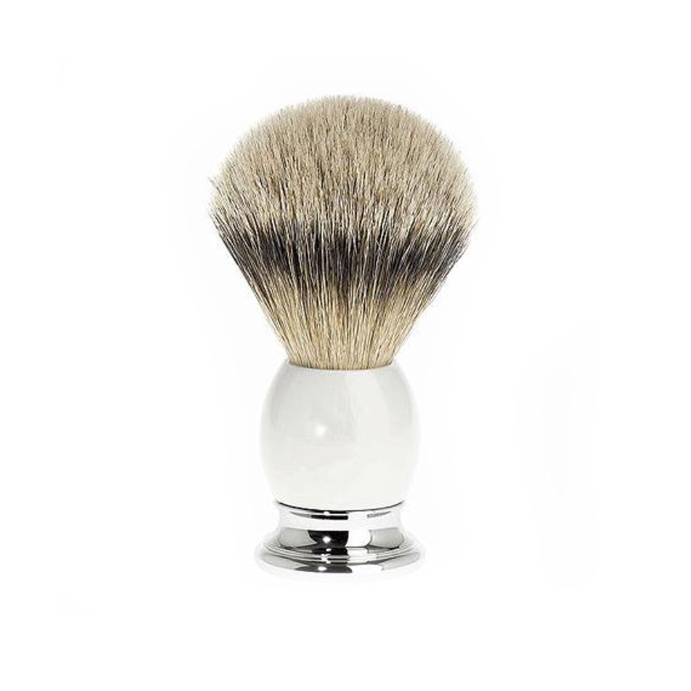 Muehle - Sophist - Silvertip shaving brush - Porcelain - 23mm