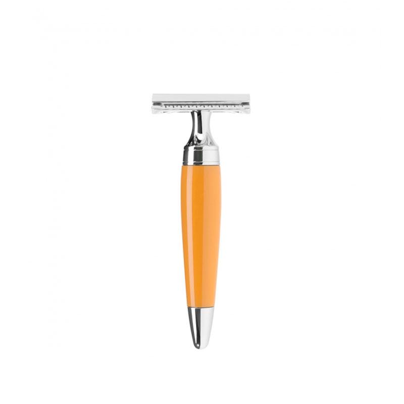 Muehle - Pen - Orange resin - Safety razor