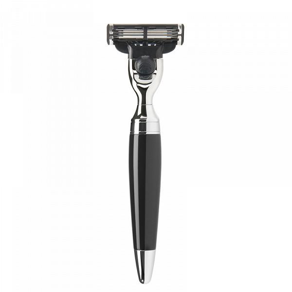 Muehle - Pen - Black resin - Mach 3 Multi-blade razor